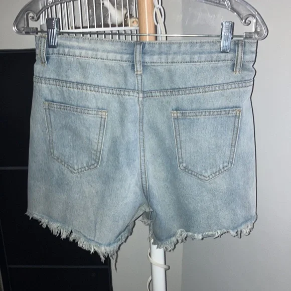 Denim Ripped Shorts - Picture 5 of 6
